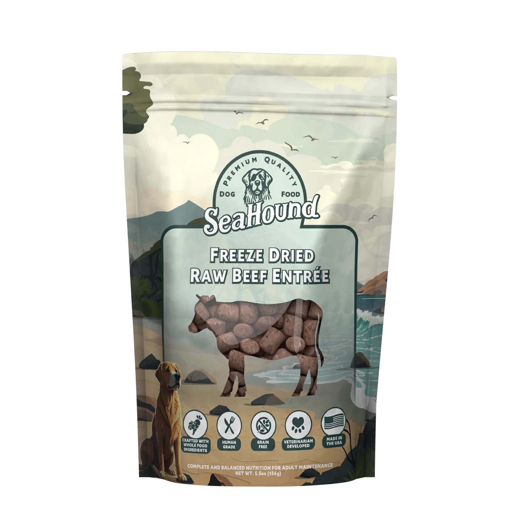 Freeze dried Raw beef-small